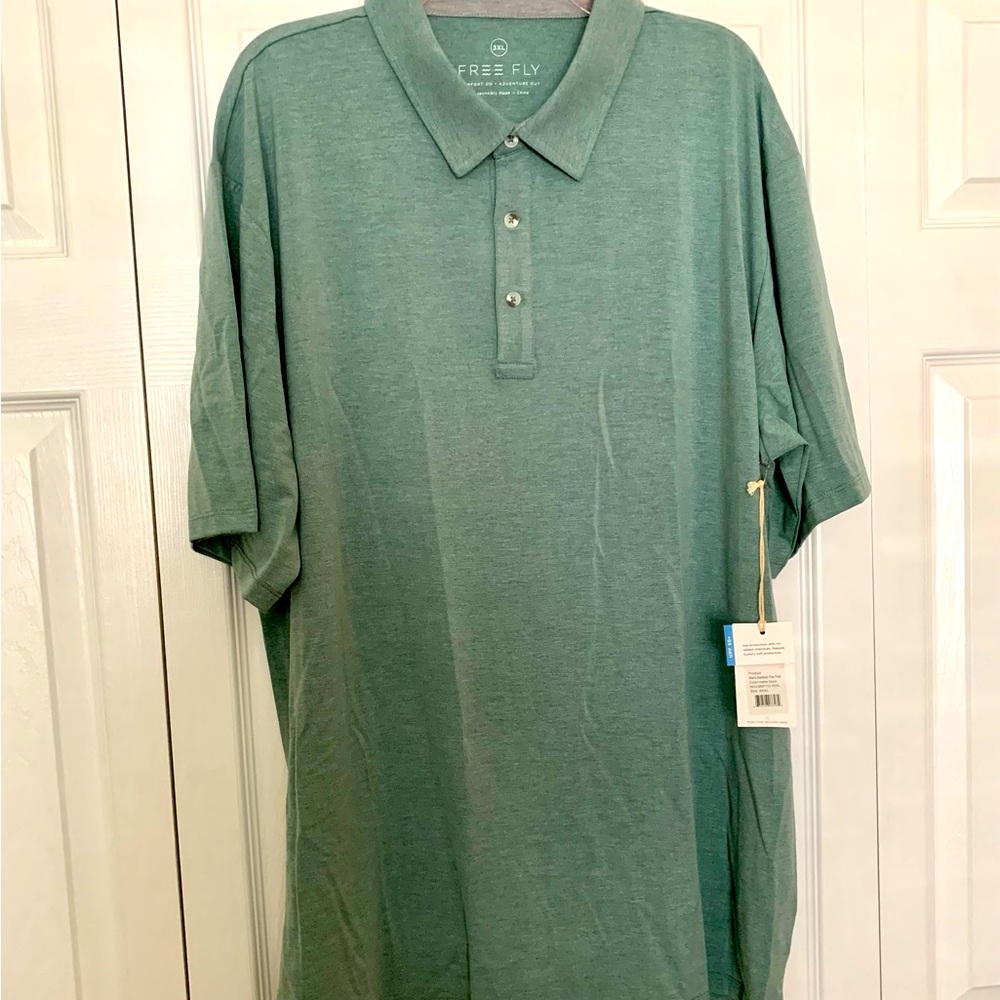 3XL NWT Free Fly Men’s Bamboo Flex Polo Shirt